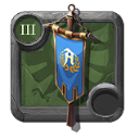 Estandarte de Aniversário - Azul Claro