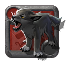 Lobo-cinzento de Caerleon Filhote .3