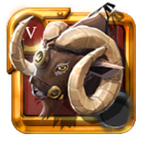 Saddled Bighorn Ram